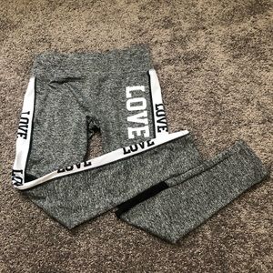 grey workout leggings
